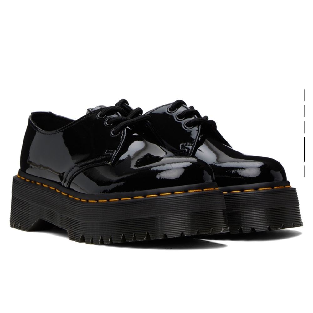 black 1461 platform derby’s